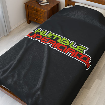 Humble Superiority Velveteen Plush Blanket - Perfect for Cozy Evenings